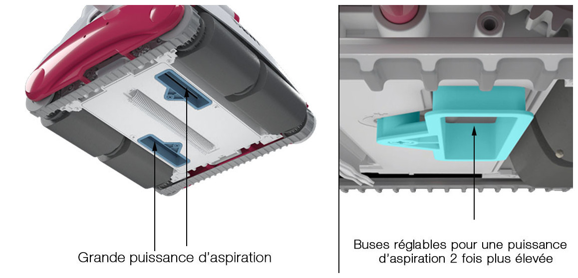 Buses réglable pour robot piscine D300 bwt