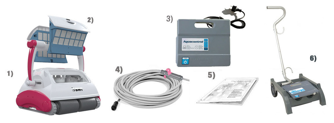 contenu du robot de piscine bwt d300