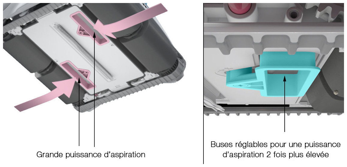Buses réglable pour robot piscine ur300 bwt