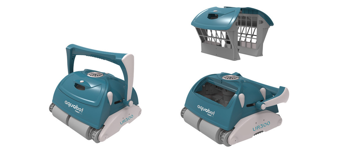 filtration du robot de piscine UR300 en situation