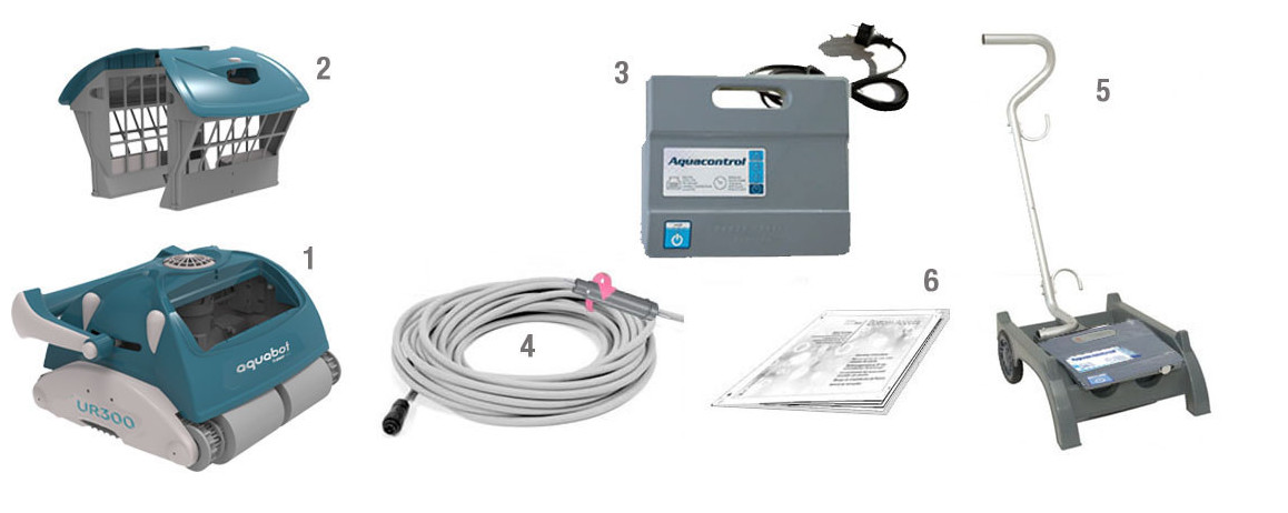 équipement du robot de piscine UR300 BWT AQUATRON