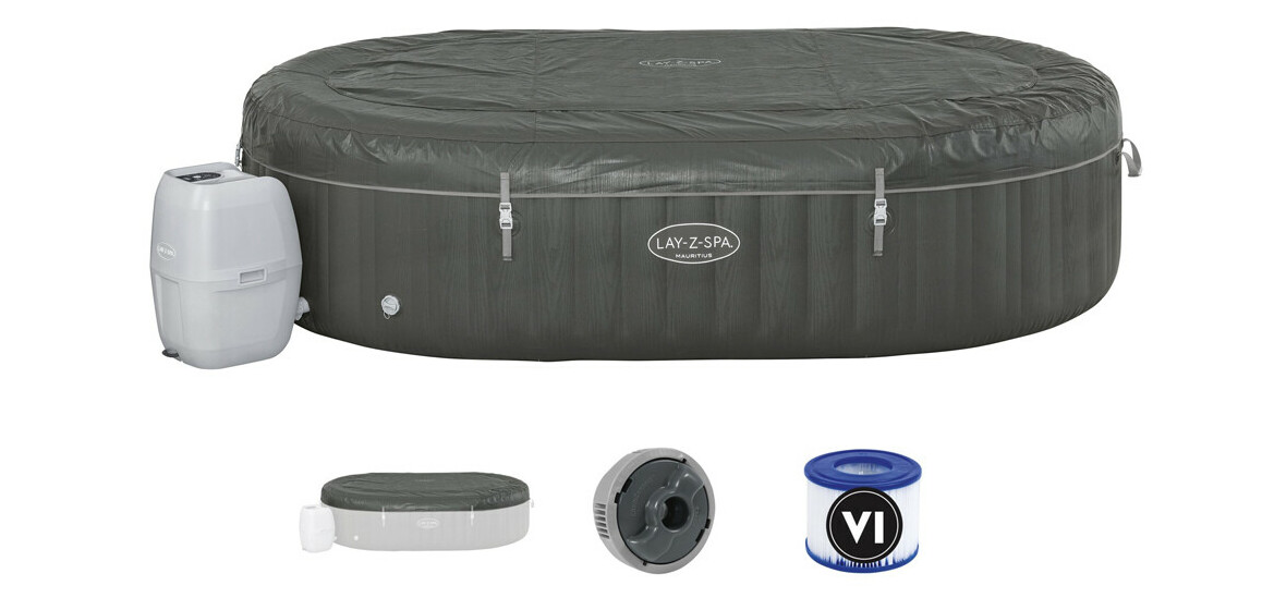 équipements du spa bestway lay z mauritius