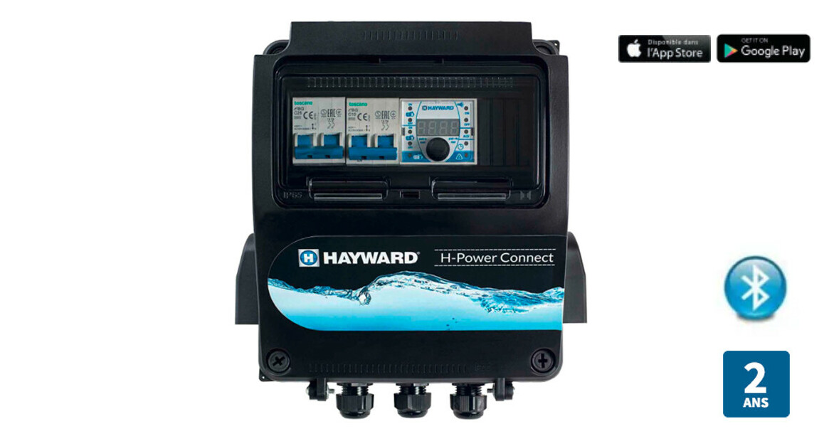 coffret électrique de protection pour pompe de filtration h connect hayward