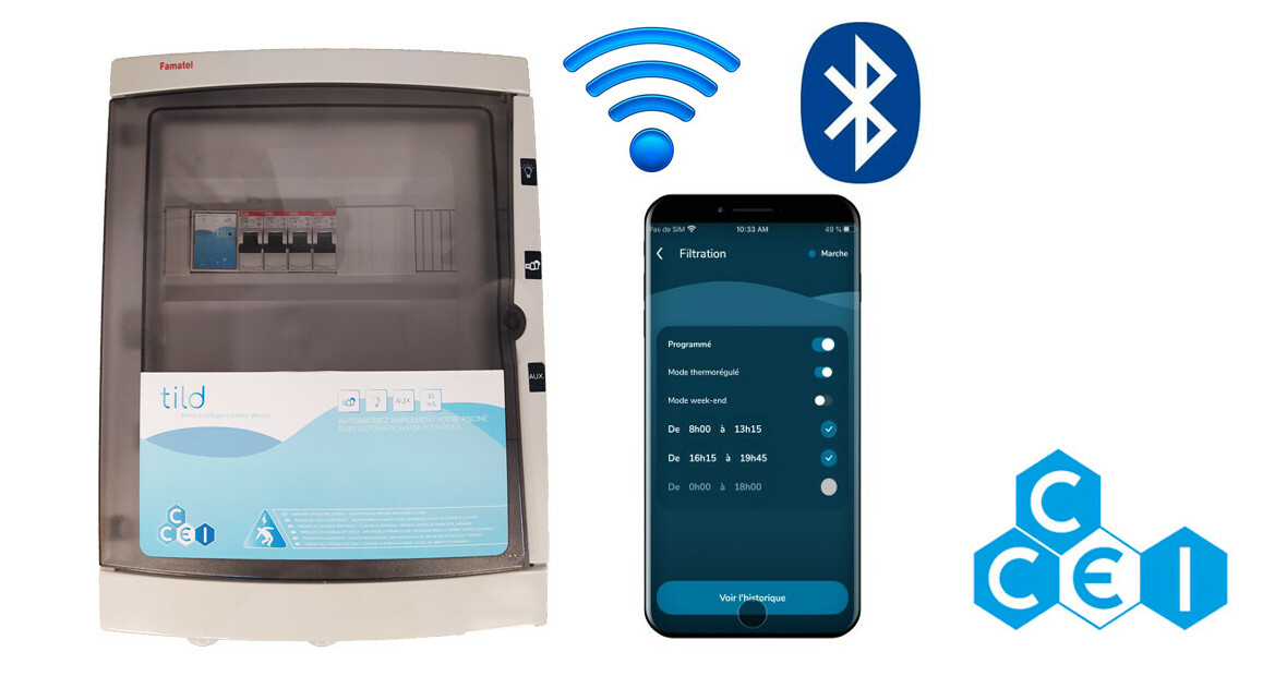 coffret électrique connecté Tild