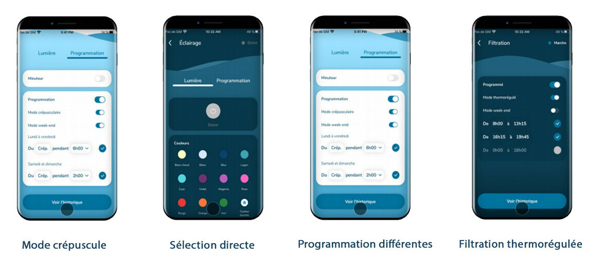application simple et intuitive du coffret électrique Tild