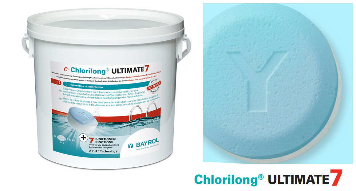 Galet de chlore multi actions Chlorilong® Ultimate 7 Bayrol