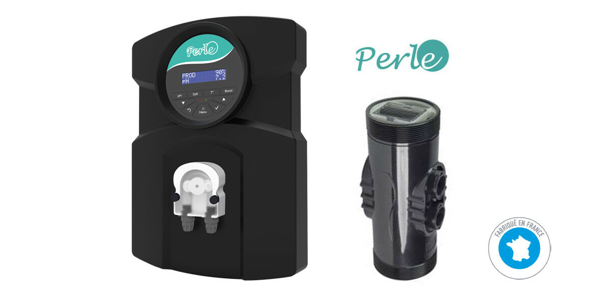 boitier électrolyseur + ph intégré Perle plus