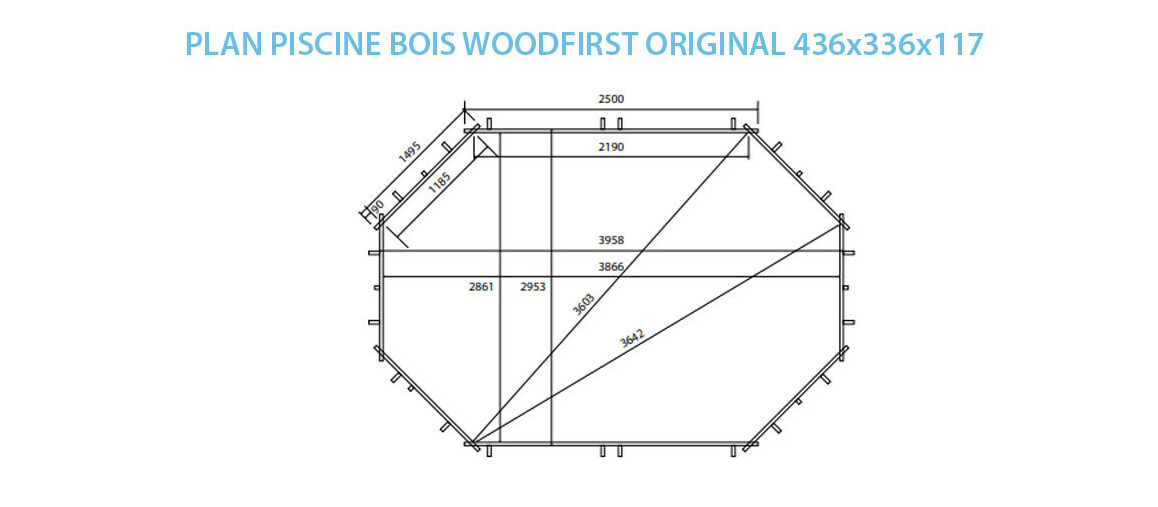 plan piscine bois woodfirst originale Ø436x336x117