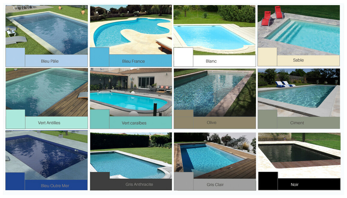 colois uni du liner sur mesure pour piscine dreamliner apf