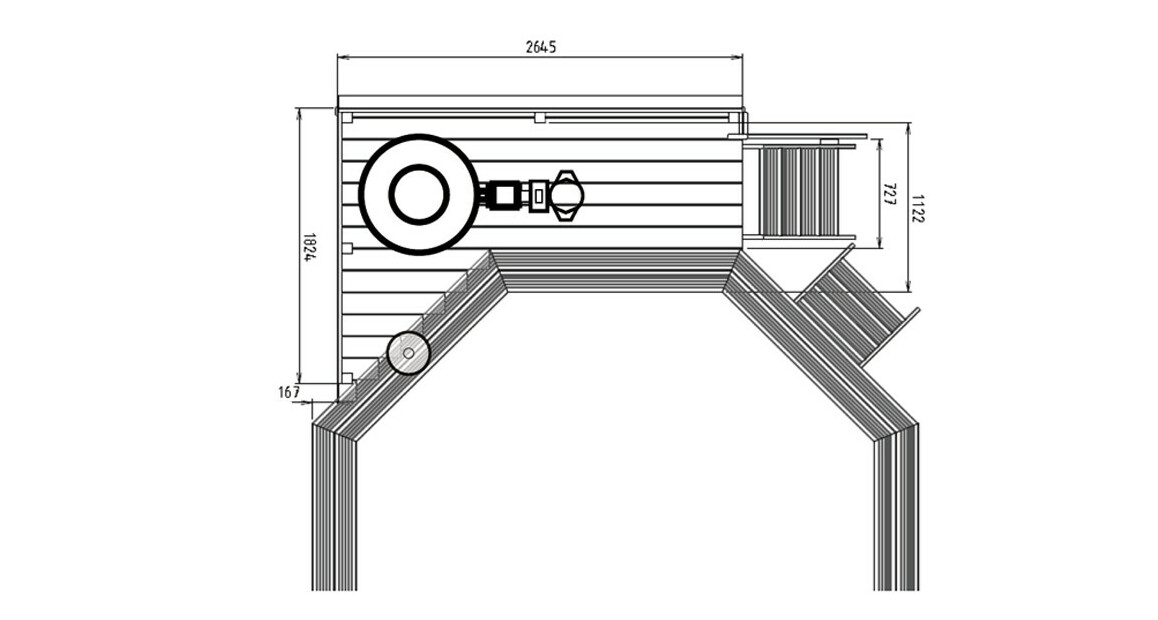dimensions du deck de la piscine bois woodfirst original safran 2 deck