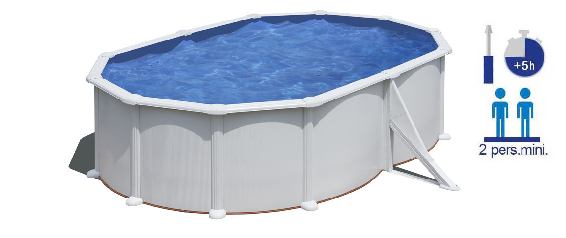 installation de la piscine hors sol gré atlantis