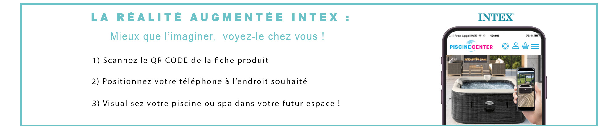 Prism Frame par Intex - montage structure tubulaire