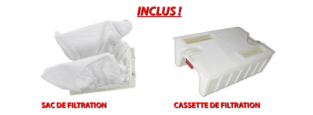 robot electrique aquatron - cassette de filtration