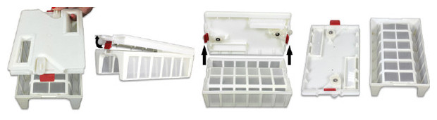 robot piscine D2 - cassette details