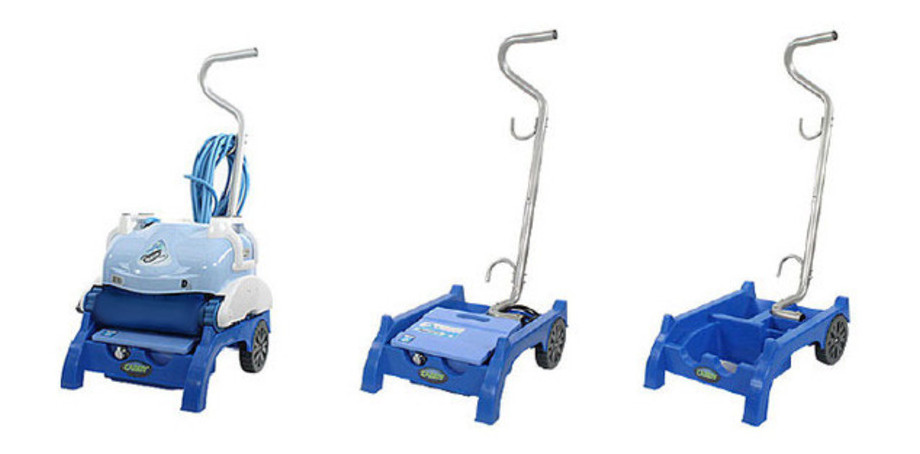 Robot piscine Aquabot D2 O'Clair - chariot et coffret