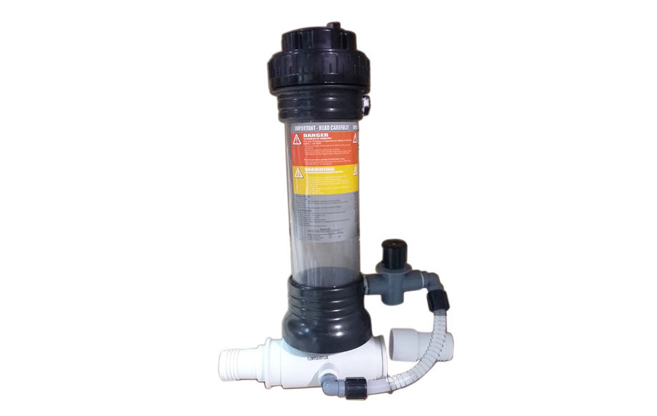 diffuseur brome et chlore pour piscine en situation