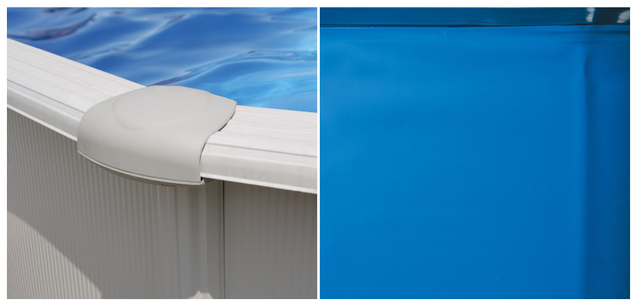 Piscine hors-sol Gré Fidji acier - finitions