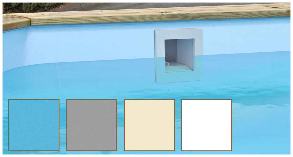 Liner pour piscine bois Northland 75/100 ème - Noumea 830 x 470 H.115 cm