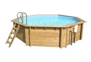 piscine bois octogonale woodfrist