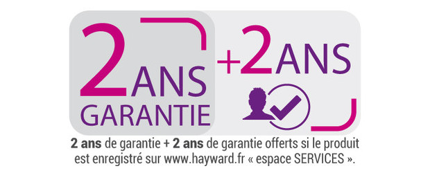 robot piscine hayward - extension de garantie