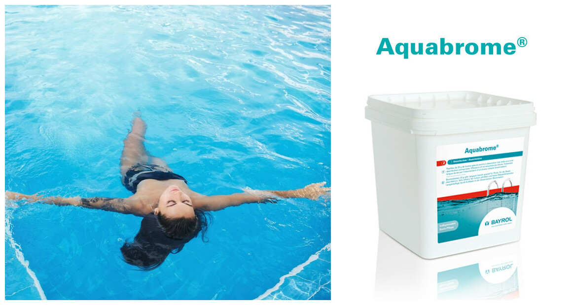 Aquabrome Bayrol en pastilles pour piscines