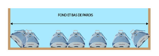 robot de piscine D2 - circulation