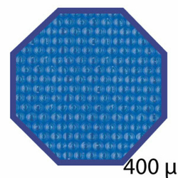 Bâche été 400 microns pour piscine bois original hexa 400x400