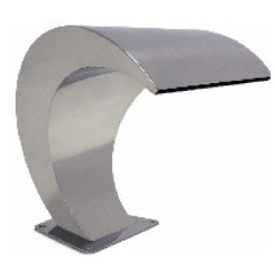 Cascade lame d'eau en inox largeur 35 cm