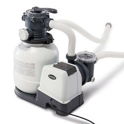 Combi filtre à sable 6 m³/h + stérilisateur au sel + OEC