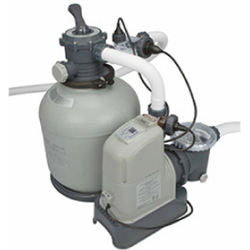 Combiné filtre à sable 8 m³/h et éco stérilisateur + OEC