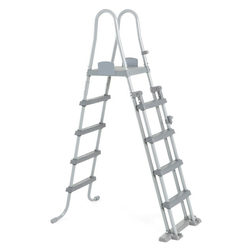 Echelle de sécurité 2 x 4 marches avec plateforme - Hauteur 132 cm