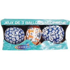 Jeu 3 ballons neoprene