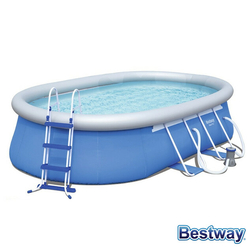Piscine autoportante ovale Fast Set Pools L.549 x l.366 x H.122