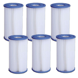 Lot de 6 Filtres pour pompe 3,8 et 6m3 jilong