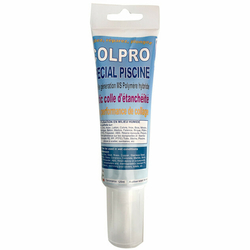Mastic colle d'étanchéité COLPRO 125 mL Blanc avec embout applicateur