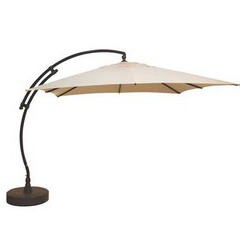 Parasol déporté carré 320 beige Easy Sun