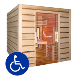 Sauna vapeur et infrarouge hybride combi access 4 places