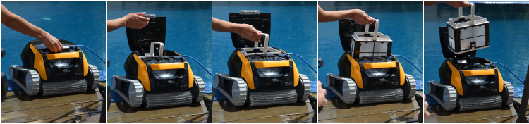 Robot de Piscine électrique Maytronics E20 - Nettoyage du Fond et parois des piscines