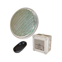 1 lampe led piscine couleur par 56 rvb 20 w télécommande