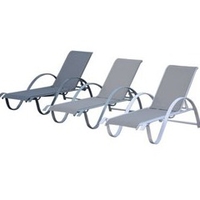 Transat Light blanc et taupe x2