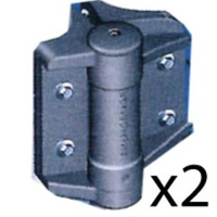 2 charnières pour portillon fermeture automatique