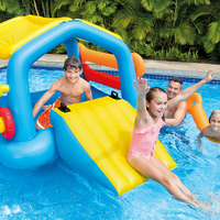 Ile gonflable avec toboggan Intex