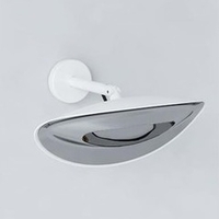Applique murale chauffante infrarouge blanche et chrome 2000 W