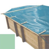 Bache à barres amande pour piscine bois original 672 x 472