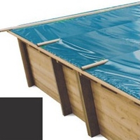 Bache à barres carbone pour piscine bois original 800 x 400