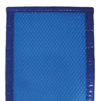Bâche à bulles 500µ bordée 4 côtés bleu 8 x 4