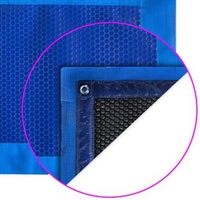 Bâche à bulles Arlequin Luxe Iverbul quatro + bavette-grille le m²