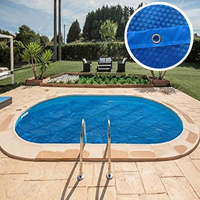 Bâche été ovale pour piscine enterrée 8 x 3,20 m