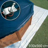 Bâche hiver 930 X 560 cm - Piscine hors sol ovale 800 x 470 cm - En huit 710 x 475 cm