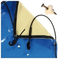 Bâche hiver Baltik pour piscine bois hors-sol